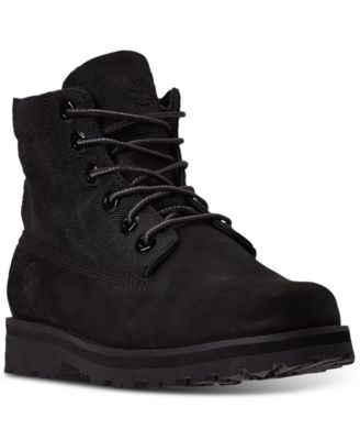 All Black Timberlands - Macy's