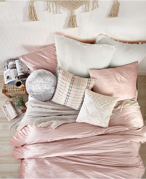 Peri Home Round Crushed Velvet Macaron Decorative Pillow Reviews