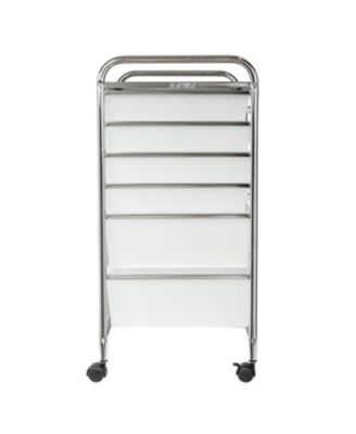 Honey Can Do Rolling Storage Cart and Organizer, 12 Plastic Drawers