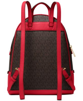 michael kors red backpack