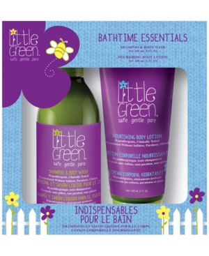 Shop Little Green Kids Bath Time Essentials Set Of 2, 14 Oz. In Aqua