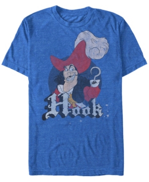 Disney Men's Peter Pan Captain Hook Short Sleeve T-Shirt
