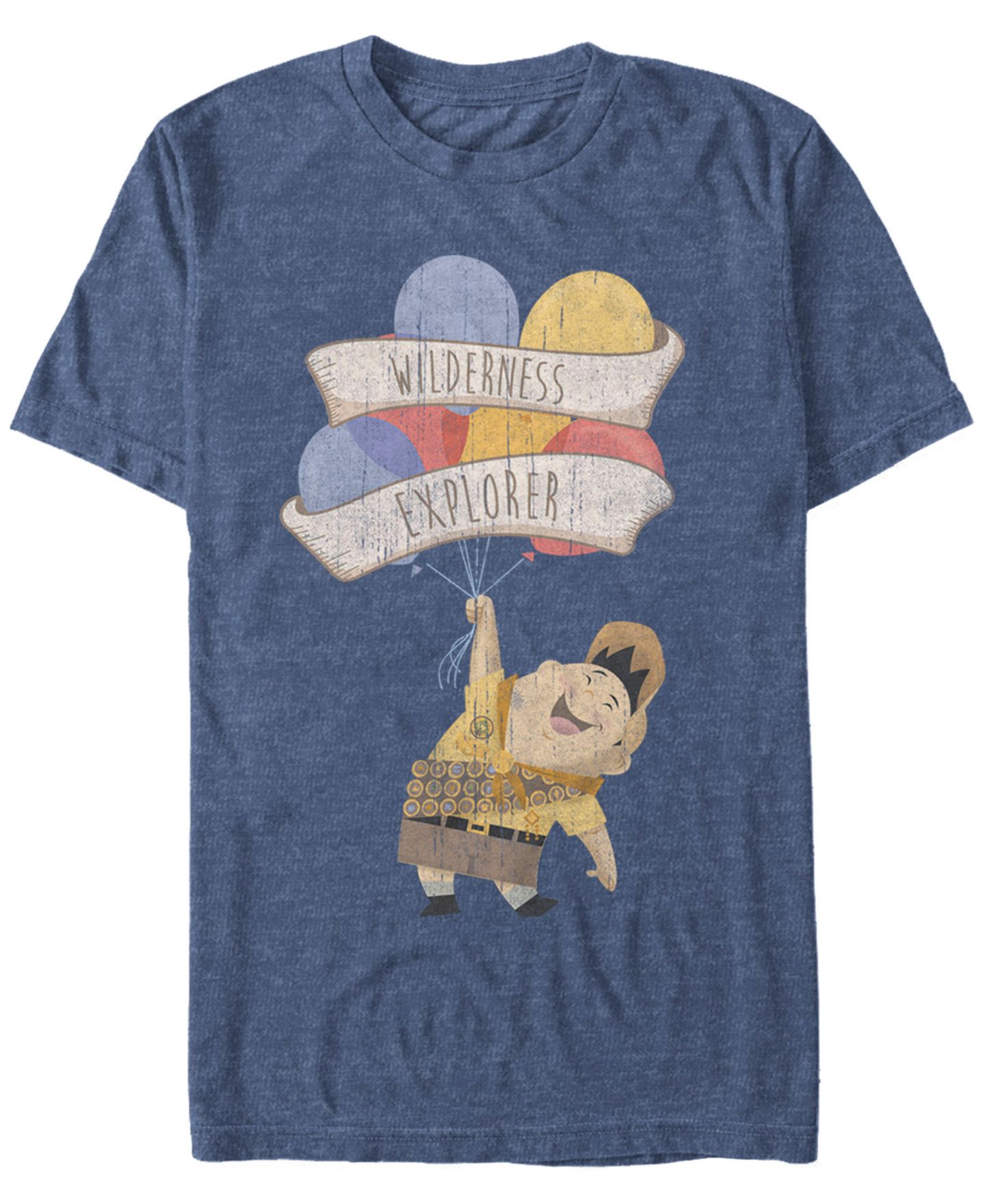 Мужская футболка Fifth Sun Disney Up Russell Wilderness Explorer, Short Sleeve, цвет: Тёмно-синий — фото 1