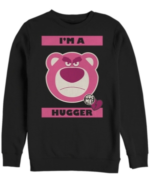 Disney Men's Toy Story Hugger Lotso Bear Crewneck Fleece