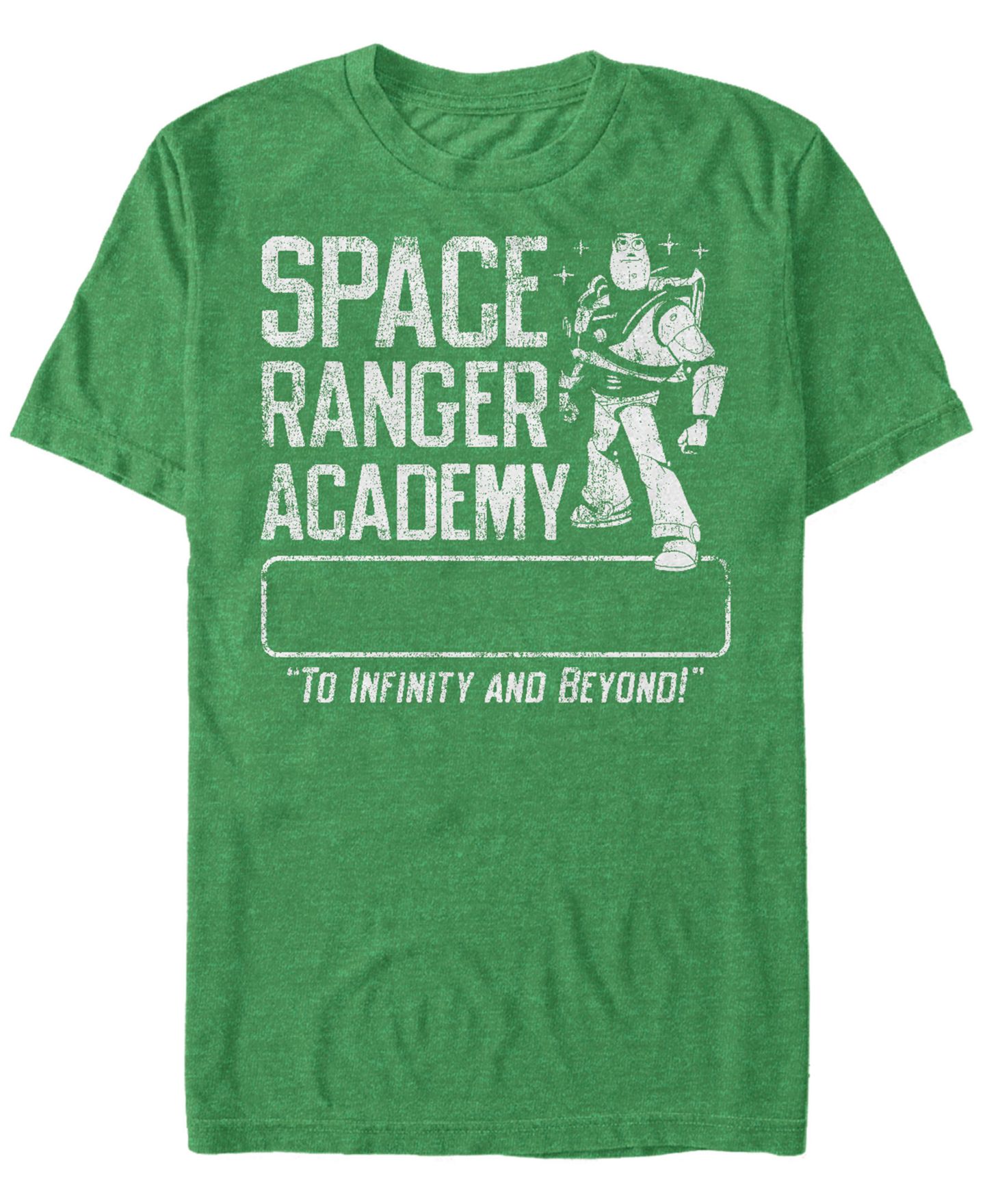 Мужская футболка Fifth Sun Disney Pixar Buzz Lightyear Space Ranger Academy, Short Sleeve, цвет: Изумрудный — фото 1