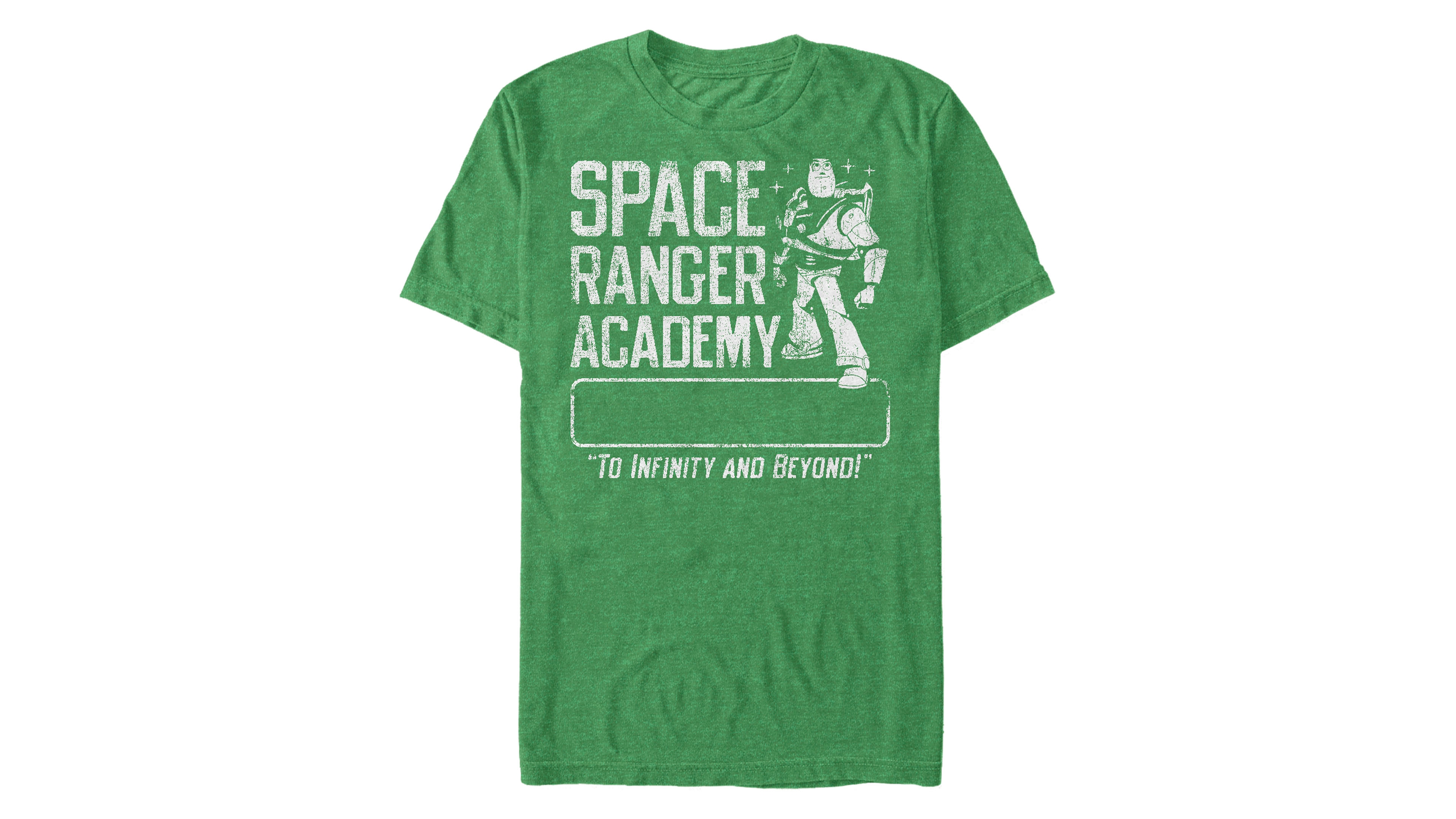 Disney Pixar Men's Buzz Lightyear Space Ranger Academy, Short Sleeve T-Shirt