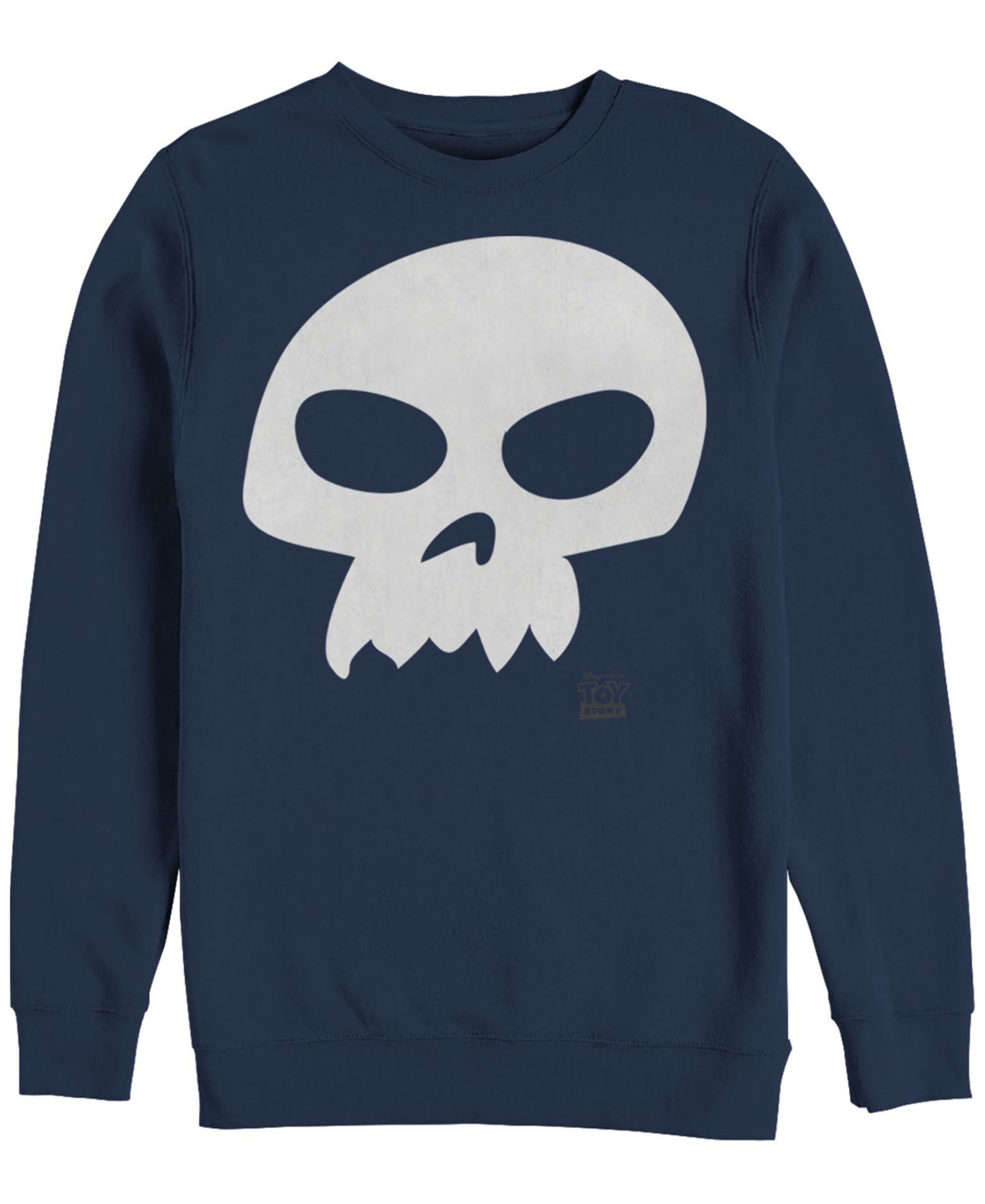 Мужские топы Fifth Sun Disney Pixar Toy Story Sid Skull Costume, Crewneck Fleece, цвет: Тёмный серый — фото 2