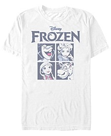 Disney Men's Frozen Group Box Up, Short Sleeve T-Shirt