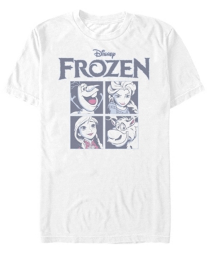 Disney Men's Frozen Group Box Up Short Sleeve T-Shirt