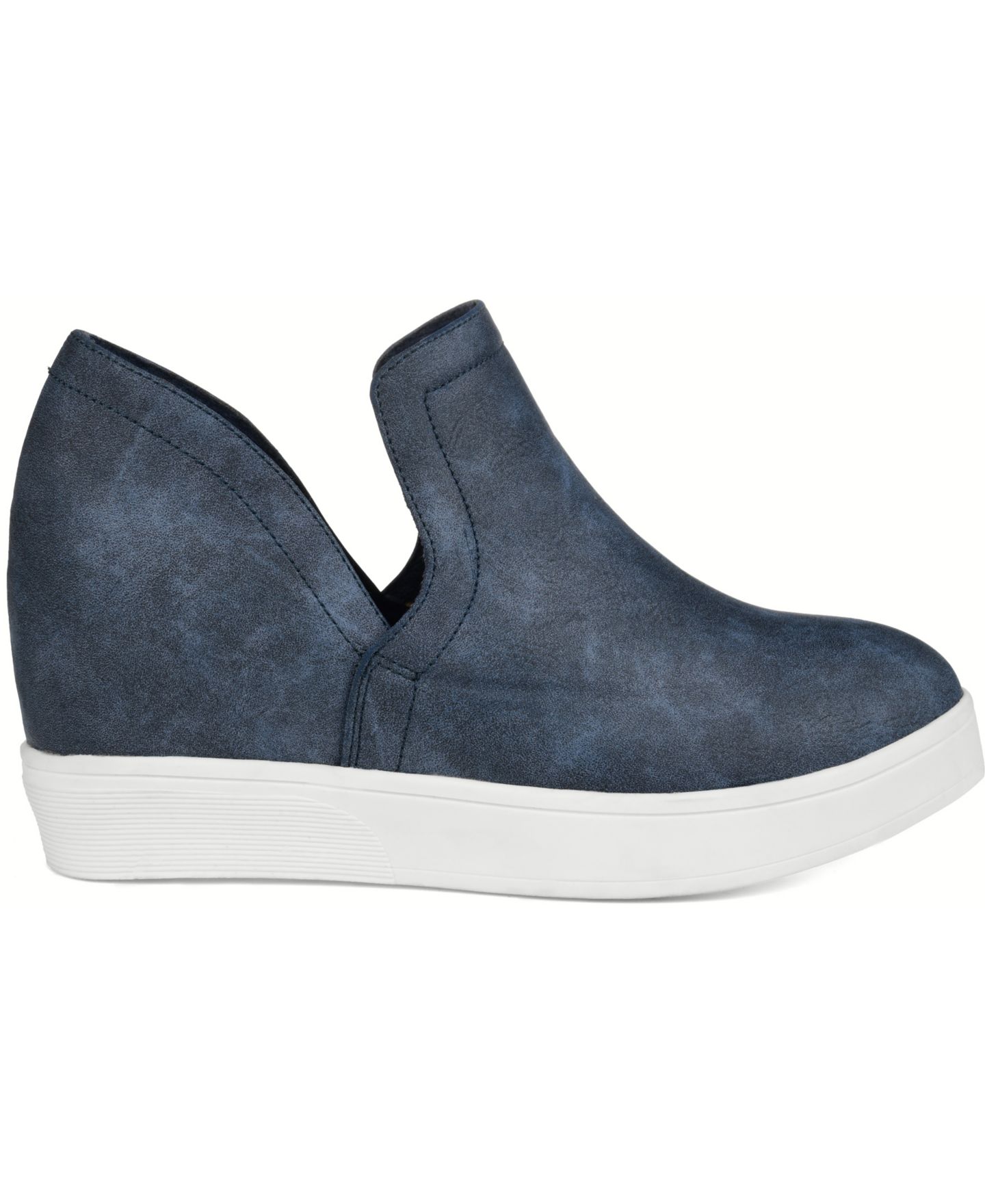 Женские кроссовки Journee Collection Cardi Platform Wedge, цвет: Синий — фото 2