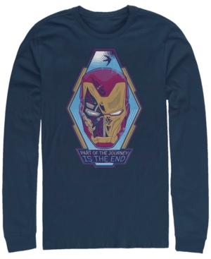 Marvel Men's Iron Man the End Short Long Sleeve T-shirt