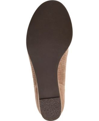 Journee Womens Mylee Medium and Wide Width Pull On Wedge Booties