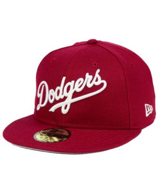 red los angeles dodgers hat