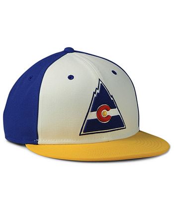 Authentic NHL Headwear Colorado Rockies Tri-Color Throwback Snapback Cap -  Macy's
