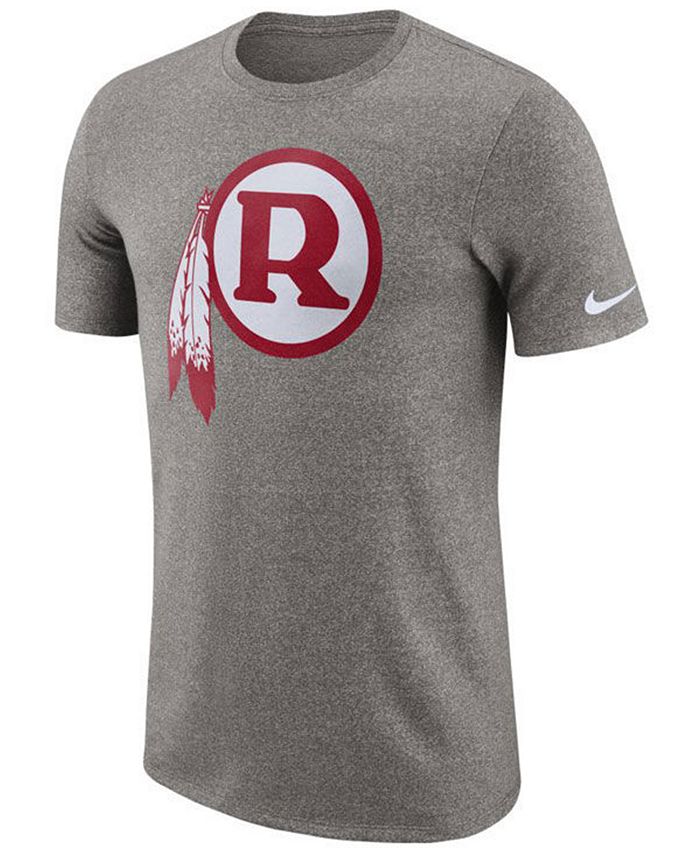 Nike Men's Washington Redskins Marled Historic Logo T-Shirt - Macy's