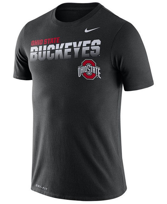 Nike Men's Ohio State Buckeyes Legend Sideline T-Shirt - Macy's