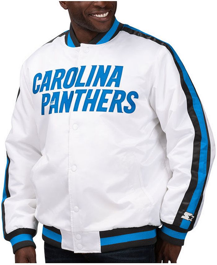 Starter Men s Carolina Panthers The D Line Starter Satin Jacket