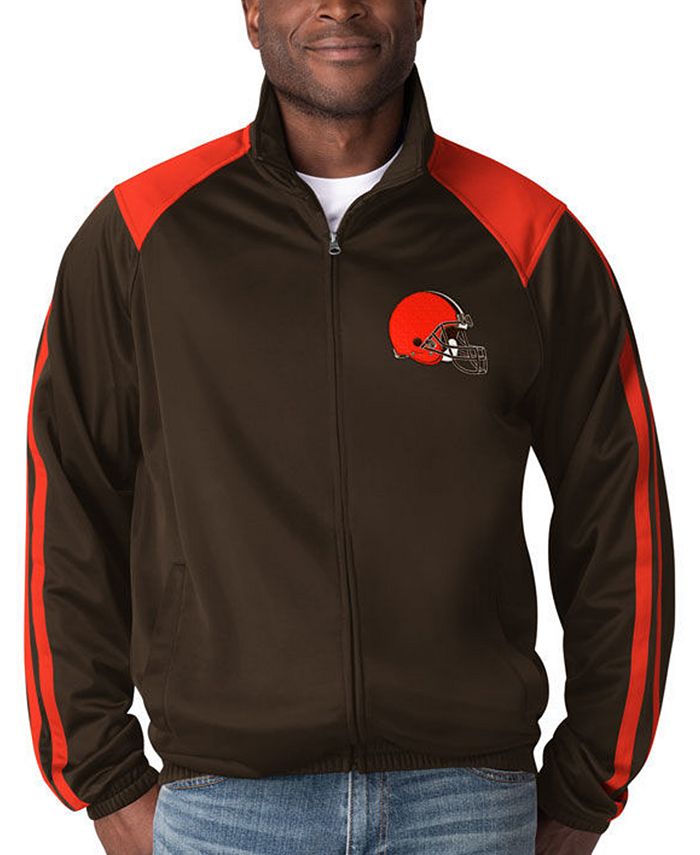 Cleveland browns track jacket store