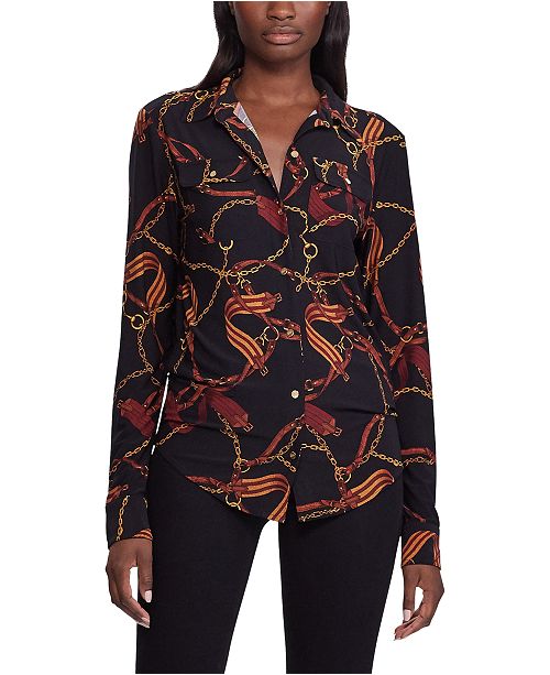 Lauren Ralph Lauren Equestrian Stretch Jersey Shirt Reviews