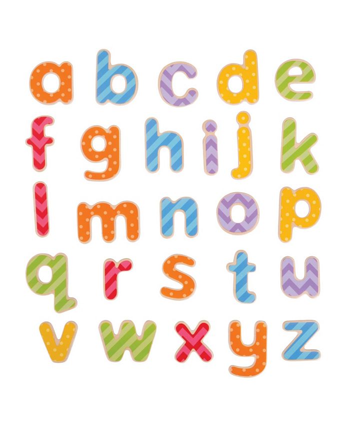 Redbox Bigjigs Toys Educational Wooden Magnetic Letters - Lowercase ...