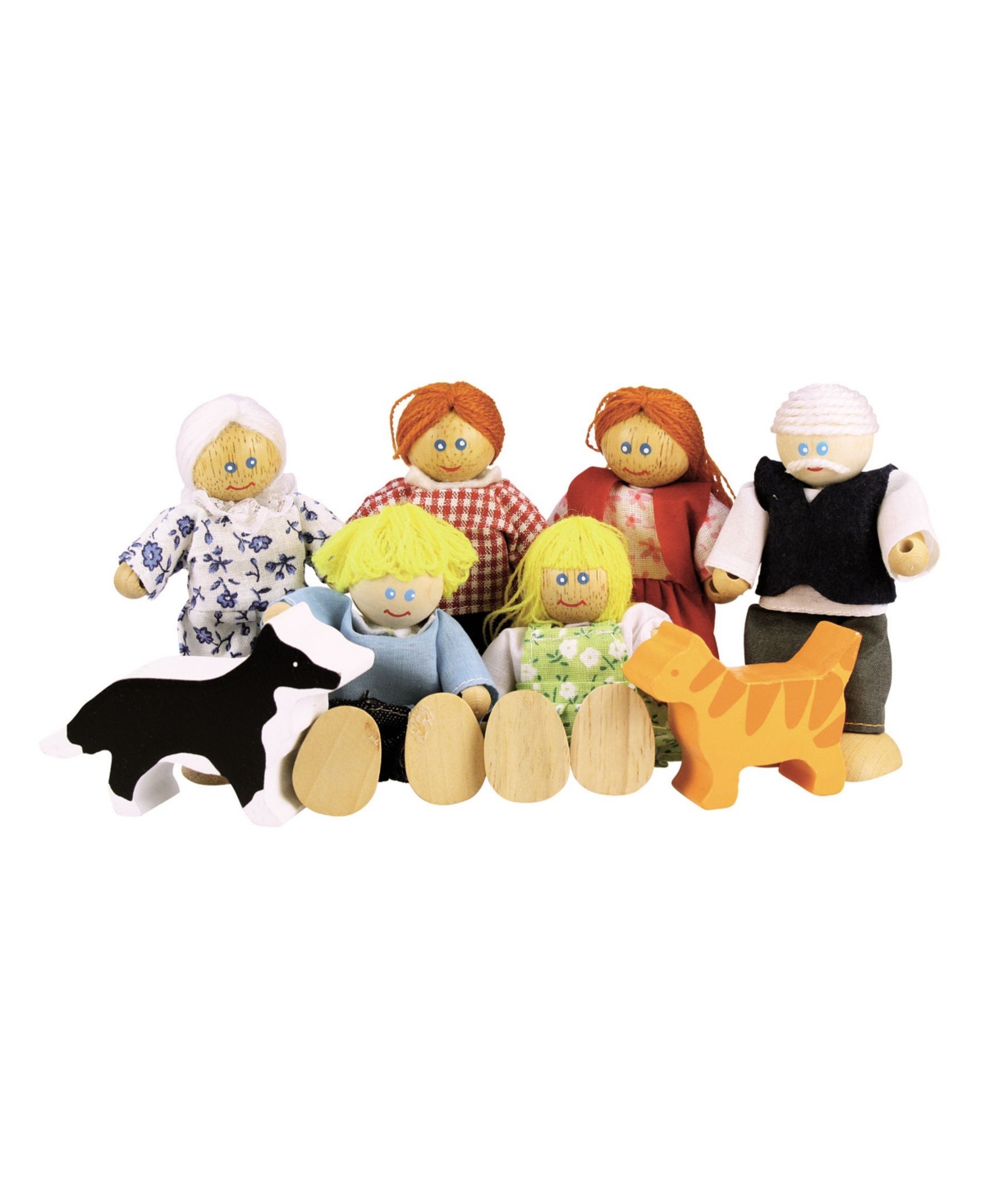 Redbox Bigjigs Toys Doll Family In Multi