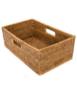Rectangular Shelf basket with Side handles