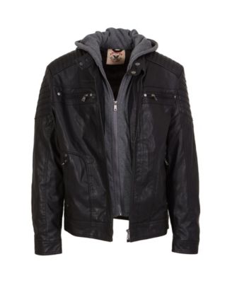 macys vegan leather jacket