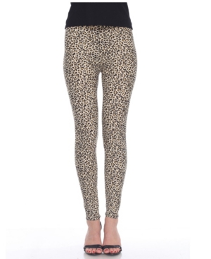 White Mark Women's One Size Fits Most Printed Leggings