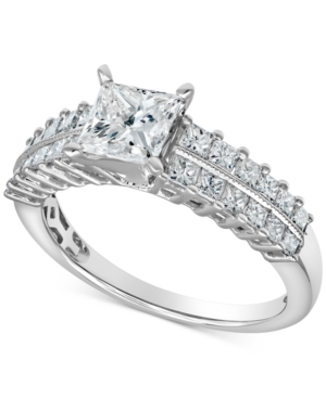 image of Diamond Princess Ring (1-3/4 ct. t.w.) in 14k White Gold