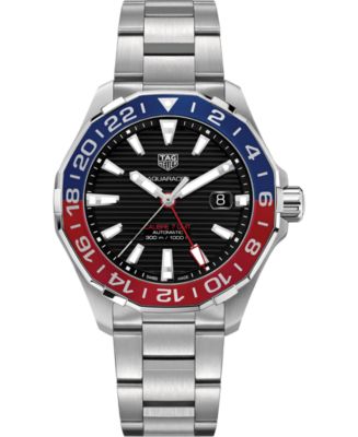 TAG Heuer Men s Swiss Automatic Aquaracer Calibre 7 GMT Stainless