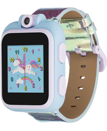 Playzoom - Kid's PlayZoom Green Holographic Resin Strap Smart Watch 52mm