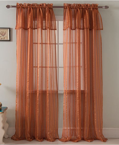 Rt Designers Collection Gretchen 54 X 90 Sheer Curtain Panel