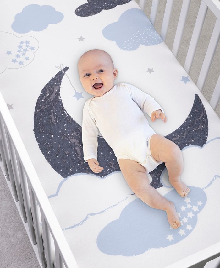 Pobi Baby Crib Sheet Trend Lab Floral Deluxe 100% Cotton Flannel