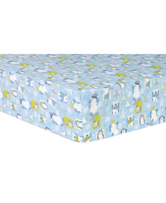 Trend lab clearance flannel crib sheet