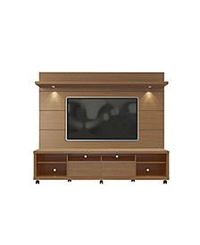 Cabrini TV Stand and Floating Wall TV Panel with LED Lights