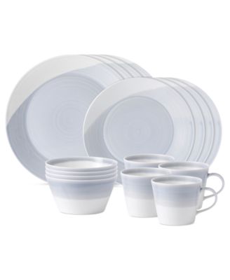 Royal Doulton - 1815 Blue 16-Piece Dinnerware Set
