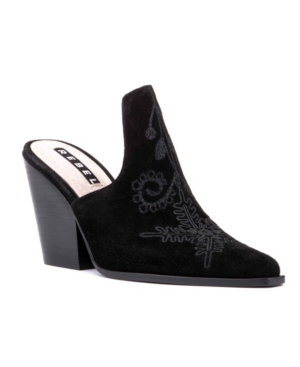 image of Rebel Wilson Chunky Heel Mules Women-s Shoes