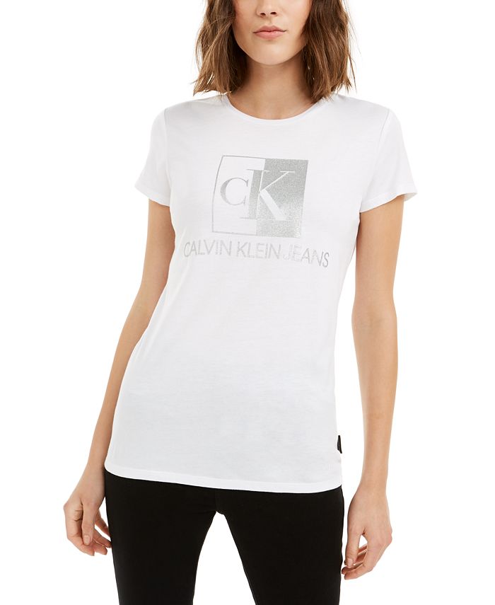 Calvin Klein Jeans Monogram Logo T-Shirt - Macy's
