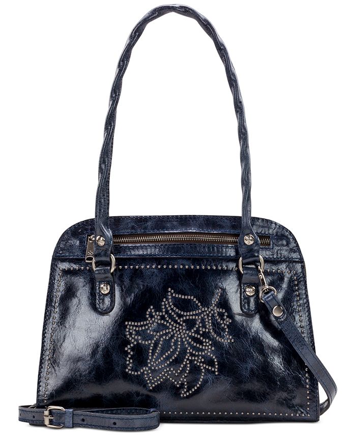 Patricia Nash Studded Distressed Calvi Satchel Macy's
