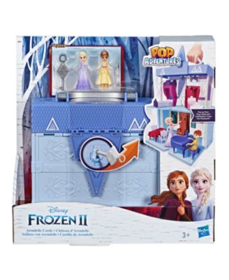 Frozen Disney Movie Pop Adventures Arendelle Castle Playset With Handle, Including Elsa Doll, Anna Doll, and 7 Accessories