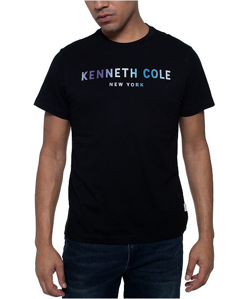 Kenneth Cole Men S Rainbow Logo T Shirt Reviews T Shirts Men Macy S