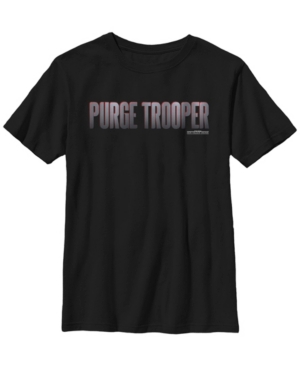 Star Wars Big Boys Purge Trooper Text Short Sleeve T-Shirt