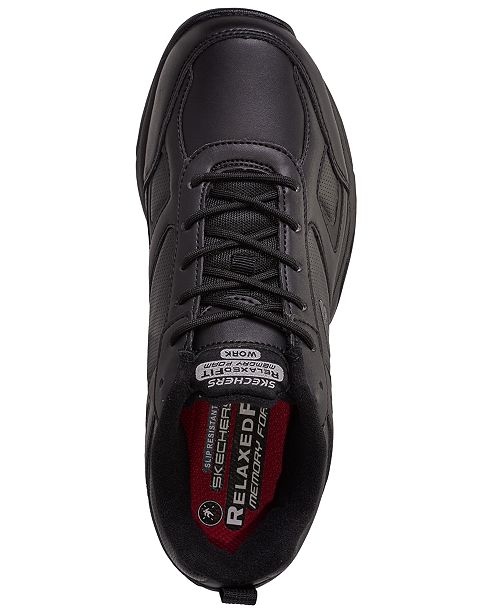 Mens Work Relaxed Fit Dighton Slip Resistant Casual Work Sneakers From Finish Line