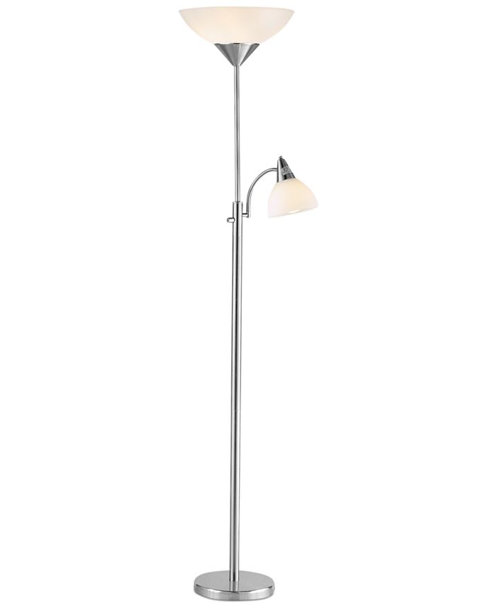 Adesso - Piedmont Steel Floor Lamp