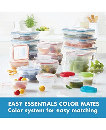 Lock n Lock - Easy Essentials Color Mates Assorted 36-Pc. Food Storage Container Set