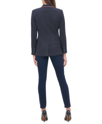 Tommy Hilfiger Ribbon-Trim Blazer