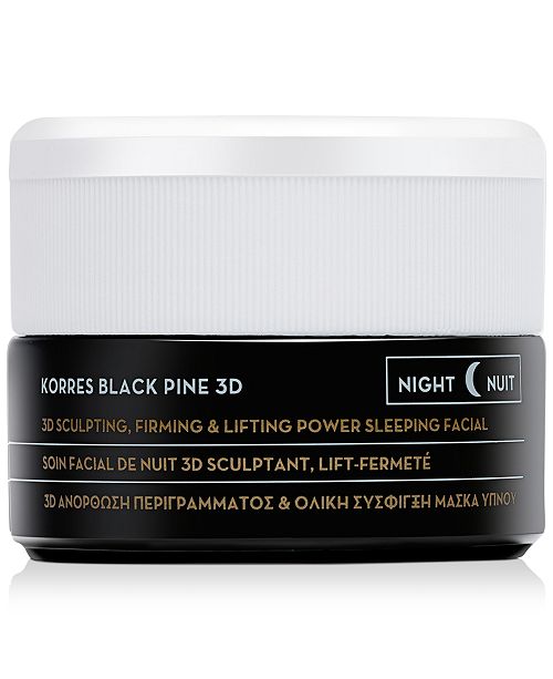 Korres Black Pine 3d Sleeping Facial 1 4 Oz Reviews Skin