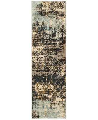 Scott Living Artisan Frotage Runner Rug - Macy's