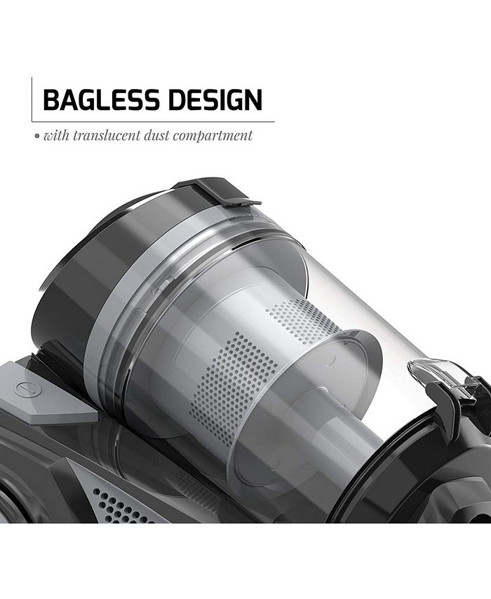 OVENTE ST2620B Bagless Canister Cyclonic Vacuum with HEPA Filter & Reviews Macy's