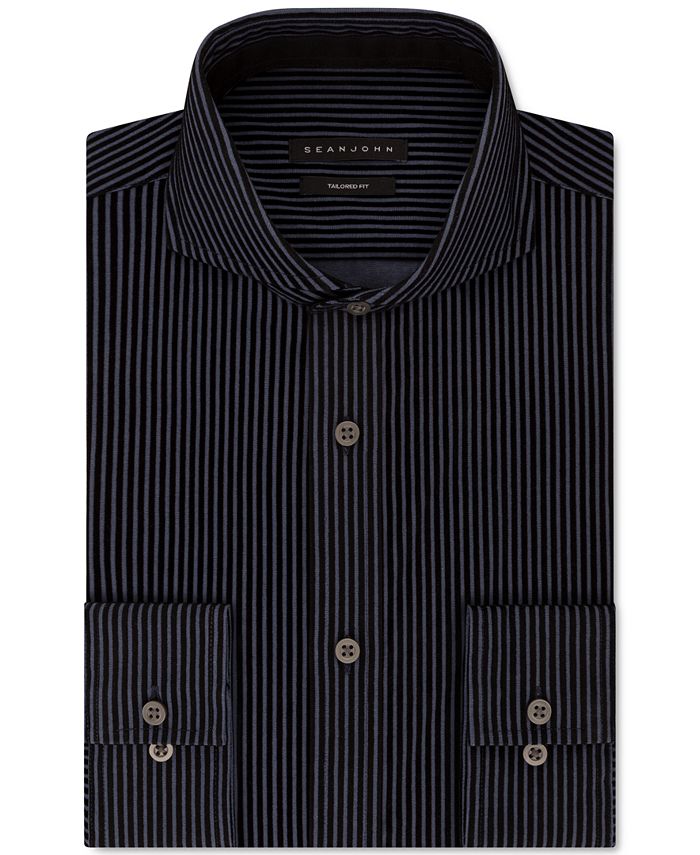 Sean John Men's Classic-Fit Stripe Dress Shirt - Macy's